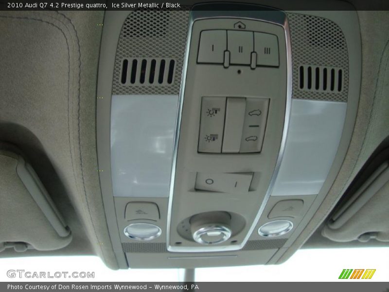 Ice Silver Metallic / Black 2010 Audi Q7 4.2 Prestige quattro