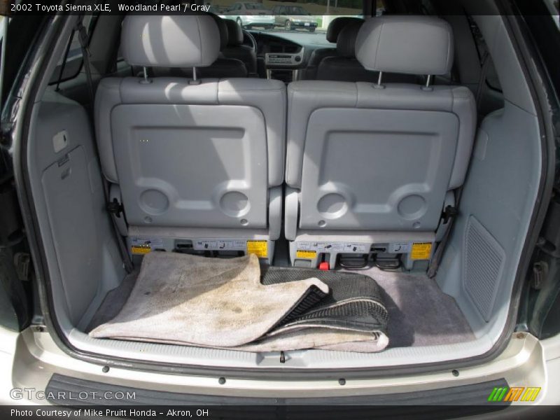 Woodland Pearl / Gray 2002 Toyota Sienna XLE