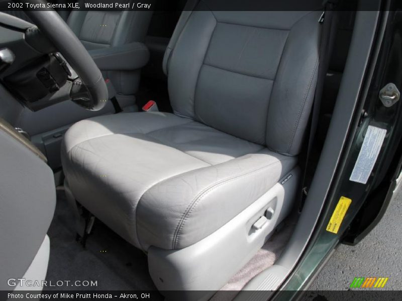 Woodland Pearl / Gray 2002 Toyota Sienna XLE