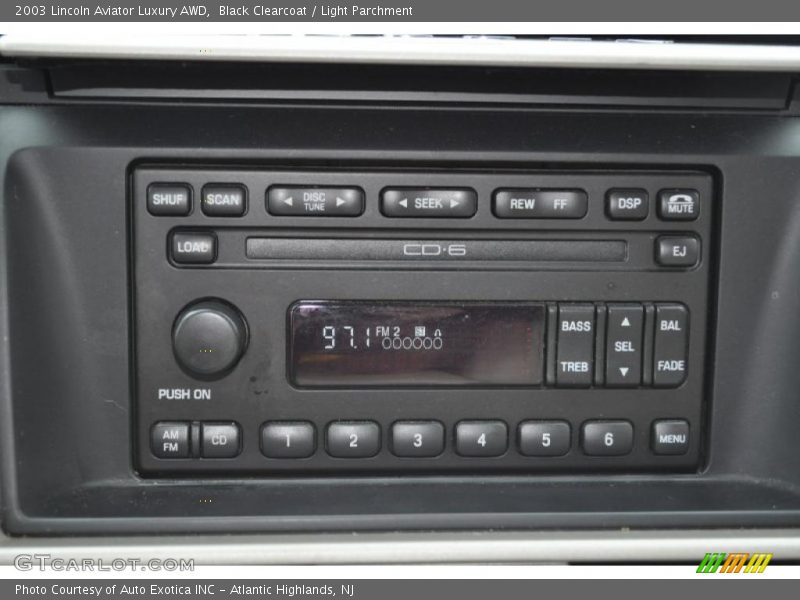 Black Clearcoat / Light Parchment 2003 Lincoln Aviator Luxury AWD