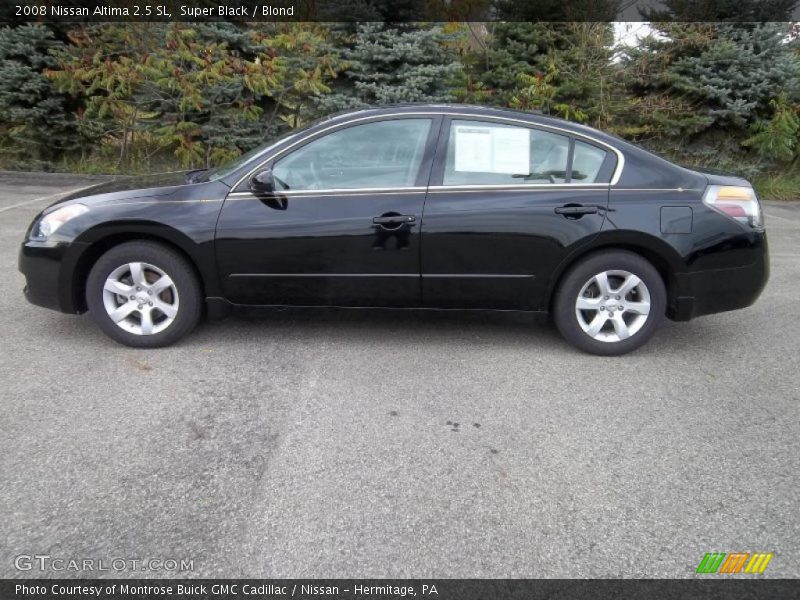 Super Black / Blond 2008 Nissan Altima 2.5 SL