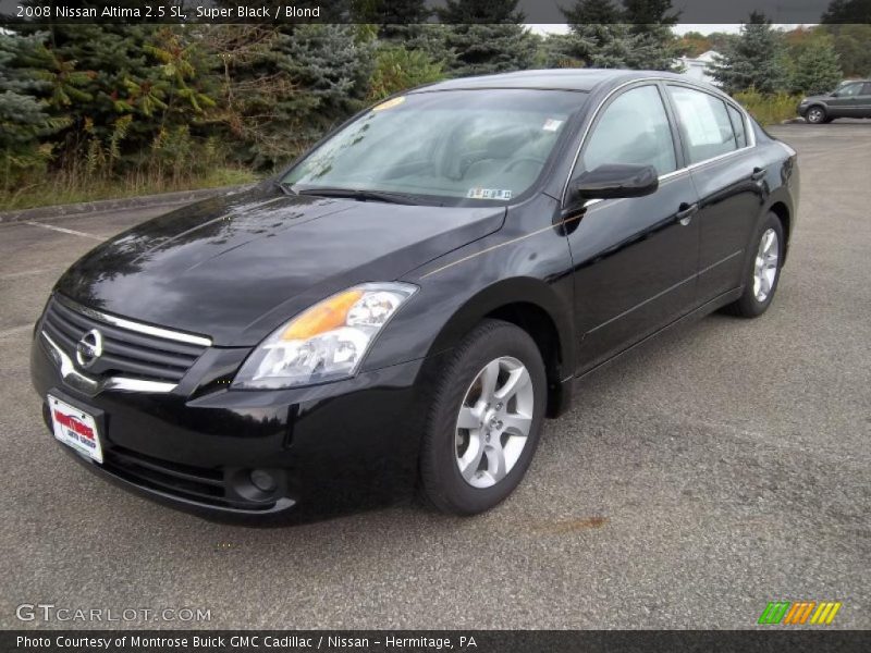 Super Black / Blond 2008 Nissan Altima 2.5 SL