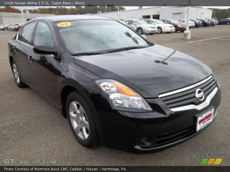 Super Black / Blond 2008 Nissan Altima 2.5 SL