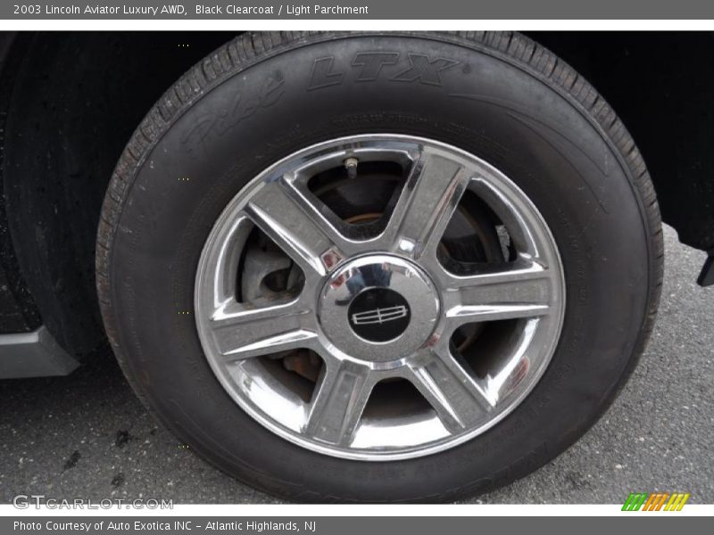 Black Clearcoat / Light Parchment 2003 Lincoln Aviator Luxury AWD
