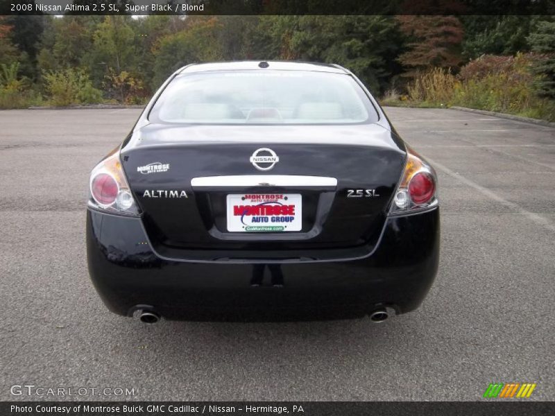 Super Black / Blond 2008 Nissan Altima 2.5 SL