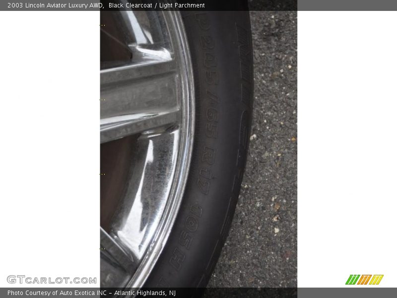 Black Clearcoat / Light Parchment 2003 Lincoln Aviator Luxury AWD