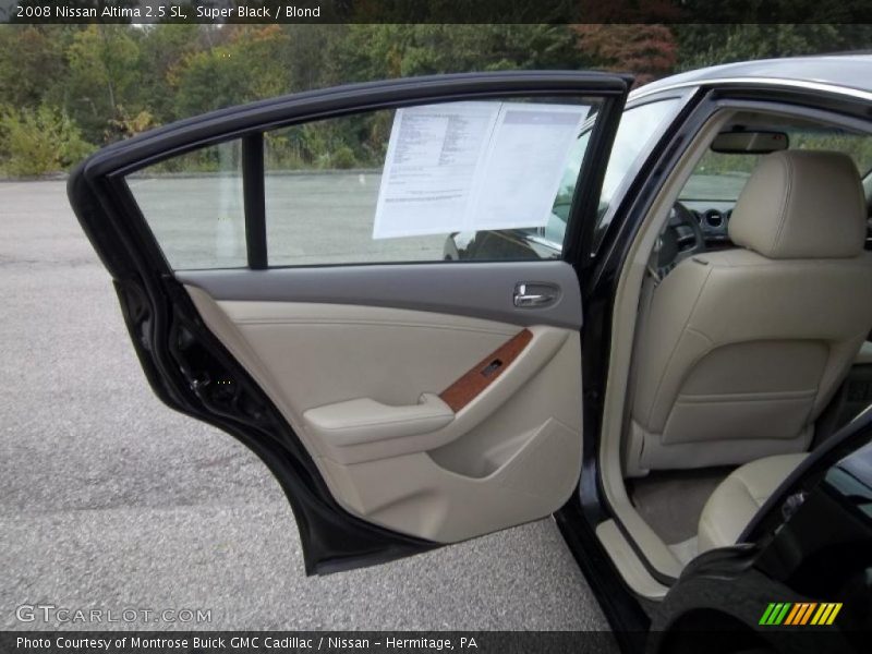 Super Black / Blond 2008 Nissan Altima 2.5 SL