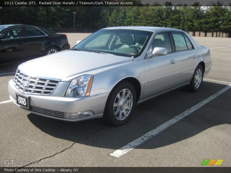 Radiant Silver Metallic / Titanium/Dark Titanium Accents 2011 Cadillac DTS