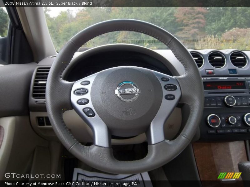 Super Black / Blond 2008 Nissan Altima 2.5 SL