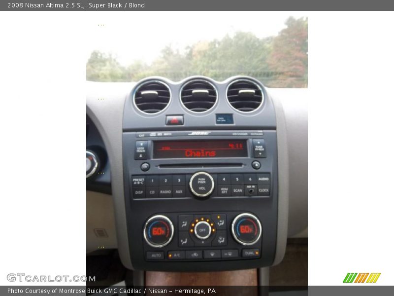 Super Black / Blond 2008 Nissan Altima 2.5 SL