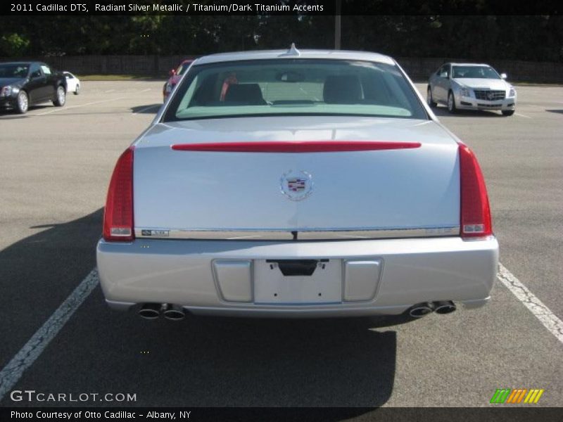 Radiant Silver Metallic / Titanium/Dark Titanium Accents 2011 Cadillac DTS