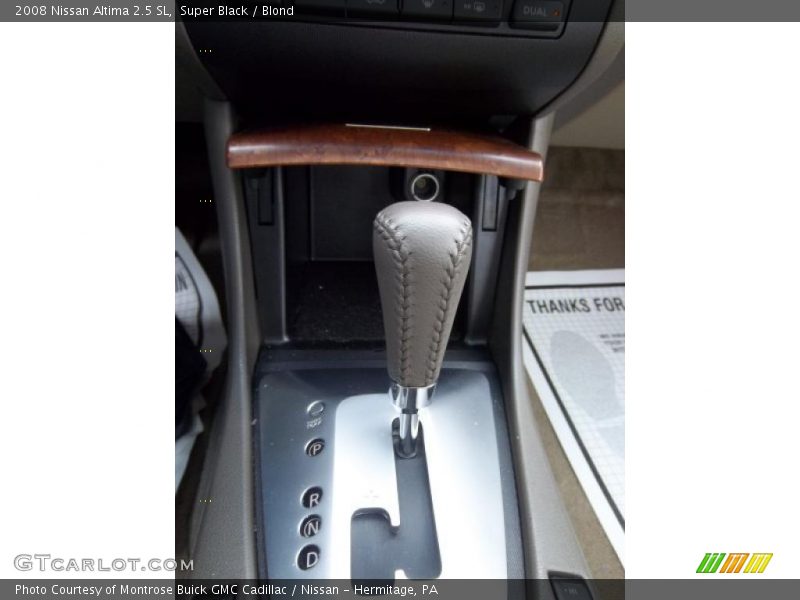 Super Black / Blond 2008 Nissan Altima 2.5 SL