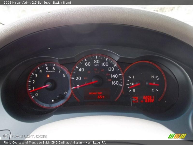 Super Black / Blond 2008 Nissan Altima 2.5 SL
