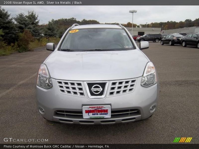 Silver Ice Metallic / Black 2008 Nissan Rogue SL AWD