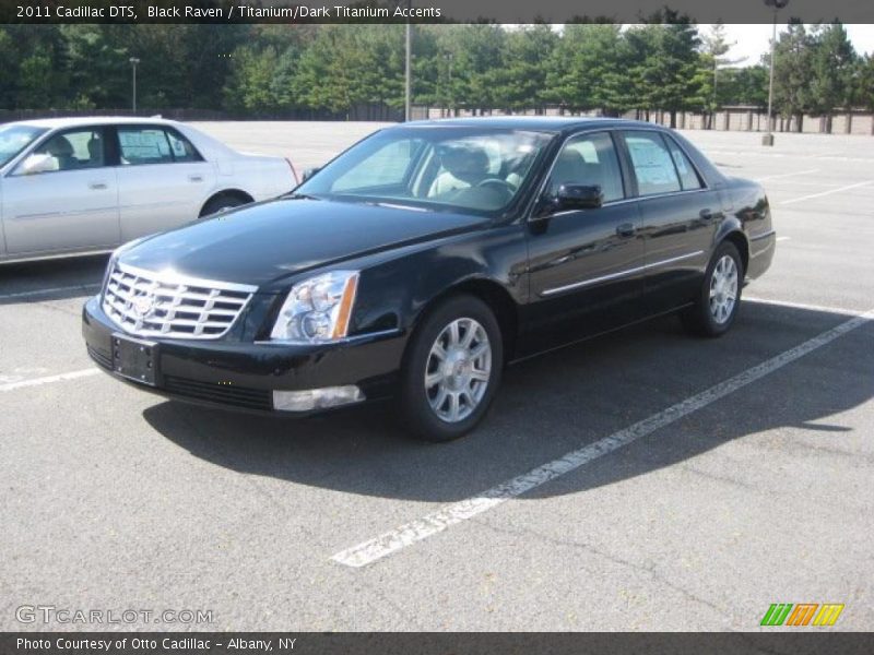 Black Raven / Titanium/Dark Titanium Accents 2011 Cadillac DTS