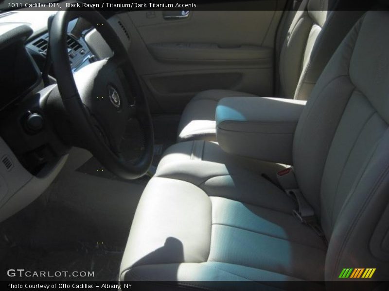 Black Raven / Titanium/Dark Titanium Accents 2011 Cadillac DTS