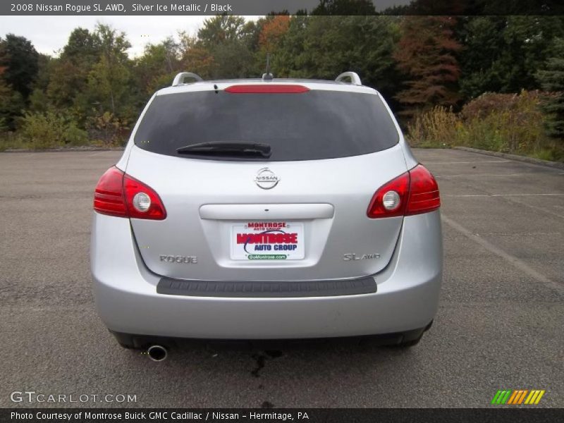 Silver Ice Metallic / Black 2008 Nissan Rogue SL AWD