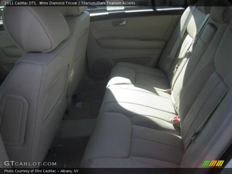 White Diamond Tricoat / Titanium/Dark Titanium Accents 2011 Cadillac DTS