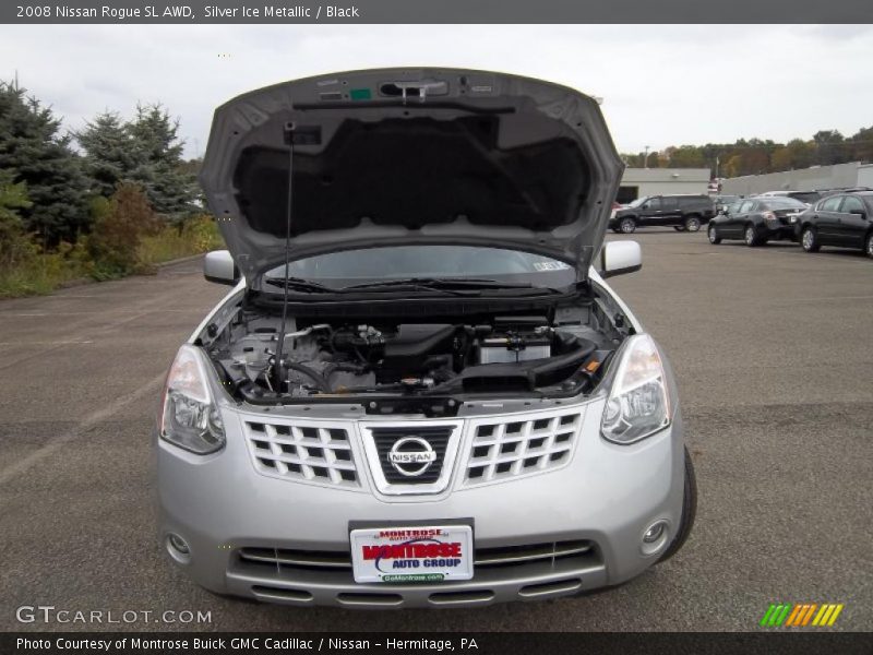 Silver Ice Metallic / Black 2008 Nissan Rogue SL AWD
