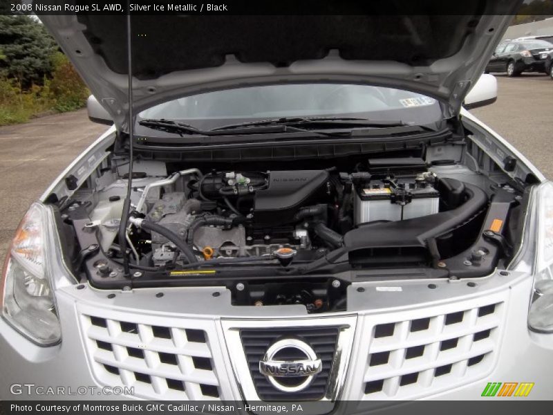 Silver Ice Metallic / Black 2008 Nissan Rogue SL AWD