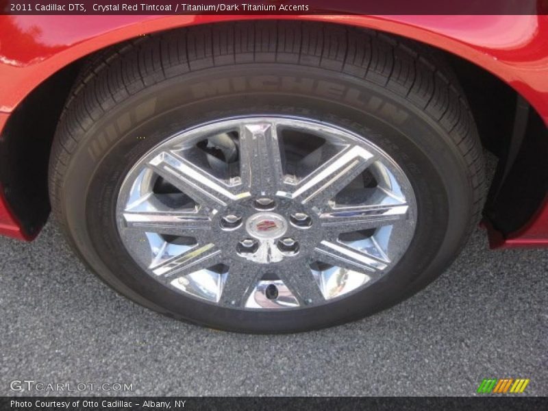 Crystal Red Tintcoat / Titanium/Dark Titanium Accents 2011 Cadillac DTS