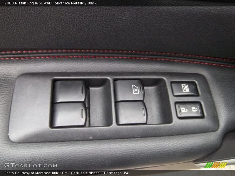 Silver Ice Metallic / Black 2008 Nissan Rogue SL AWD