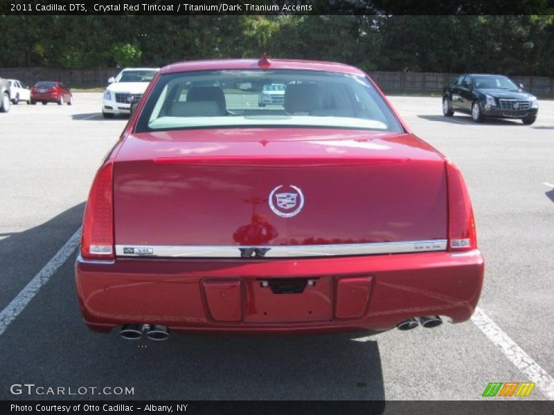 Crystal Red Tintcoat / Titanium/Dark Titanium Accents 2011 Cadillac DTS