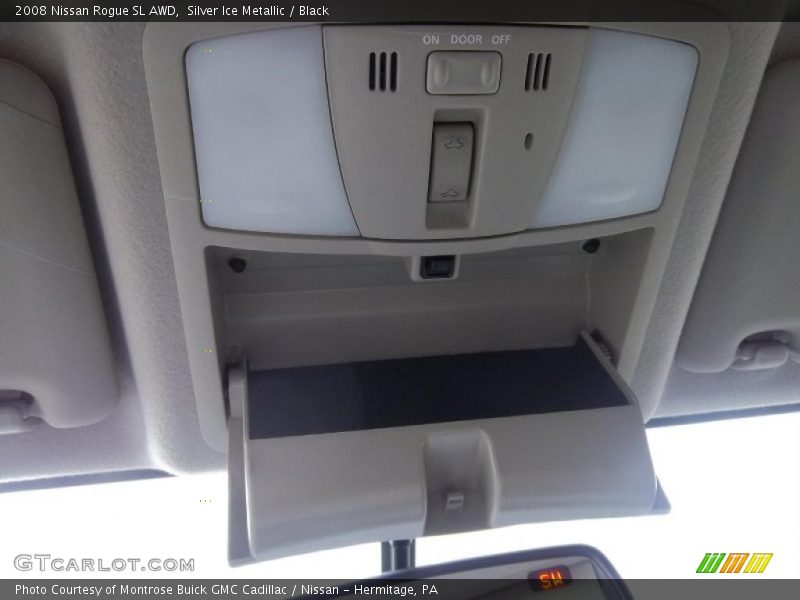 Silver Ice Metallic / Black 2008 Nissan Rogue SL AWD