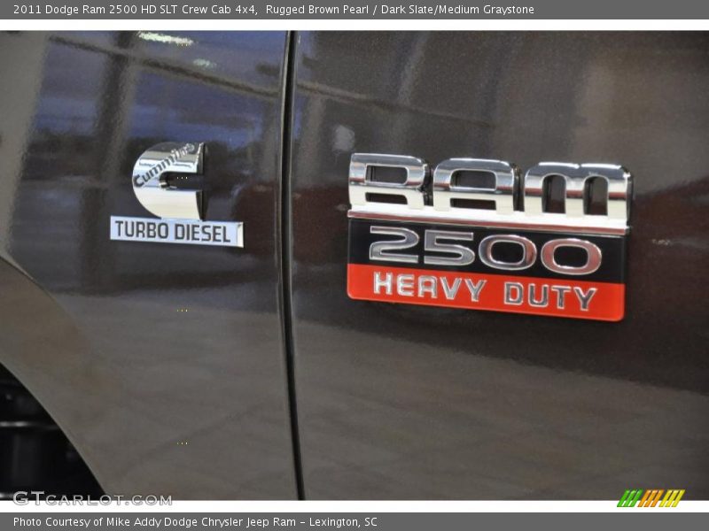 Rugged Brown Pearl / Dark Slate/Medium Graystone 2011 Dodge Ram 2500 HD SLT Crew Cab 4x4