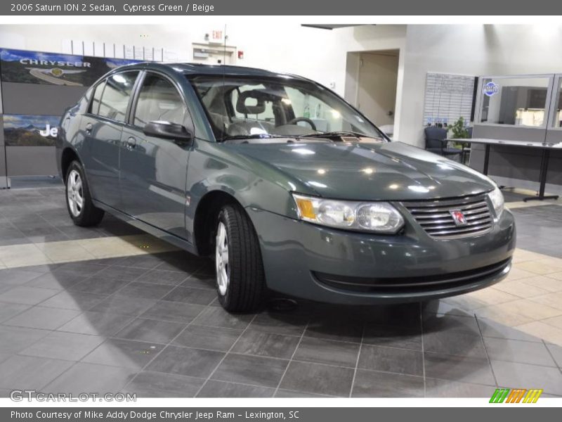 Cypress Green / Beige 2006 Saturn ION 2 Sedan