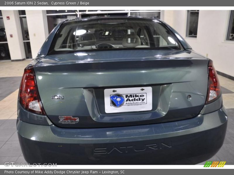 Cypress Green / Beige 2006 Saturn ION 2 Sedan