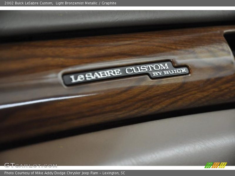 Light Bronzemist Metallic / Graphite 2002 Buick LeSabre Custom