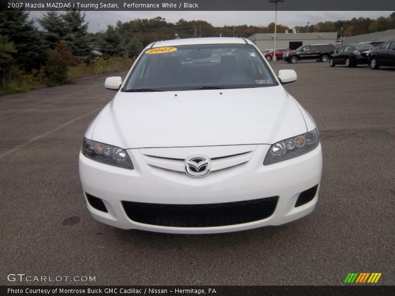 Performance White / Black 2007 Mazda MAZDA6 i Touring Sedan