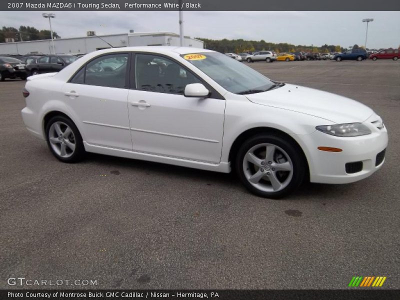 Performance White / Black 2007 Mazda MAZDA6 i Touring Sedan