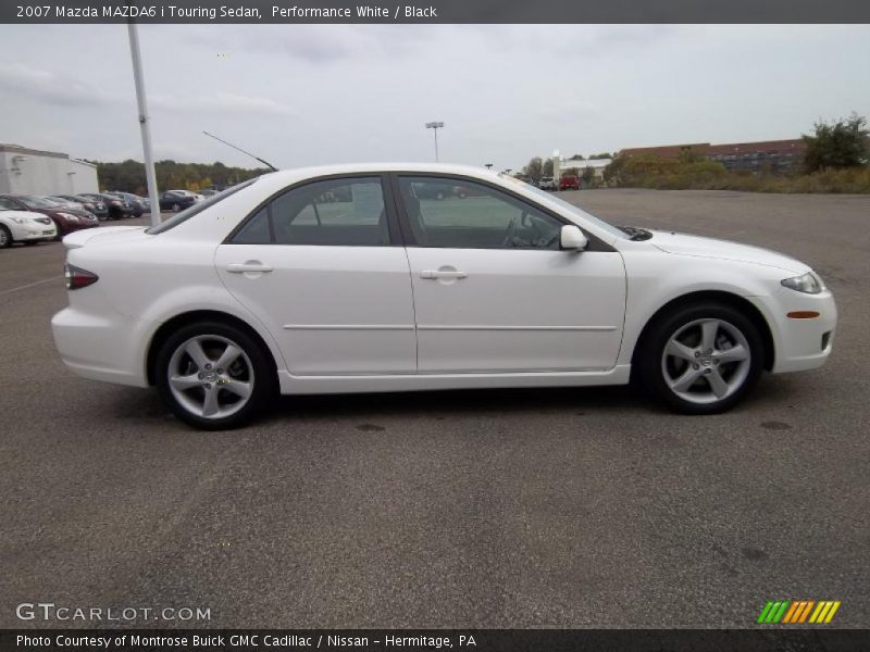 Performance White / Black 2007 Mazda MAZDA6 i Touring Sedan