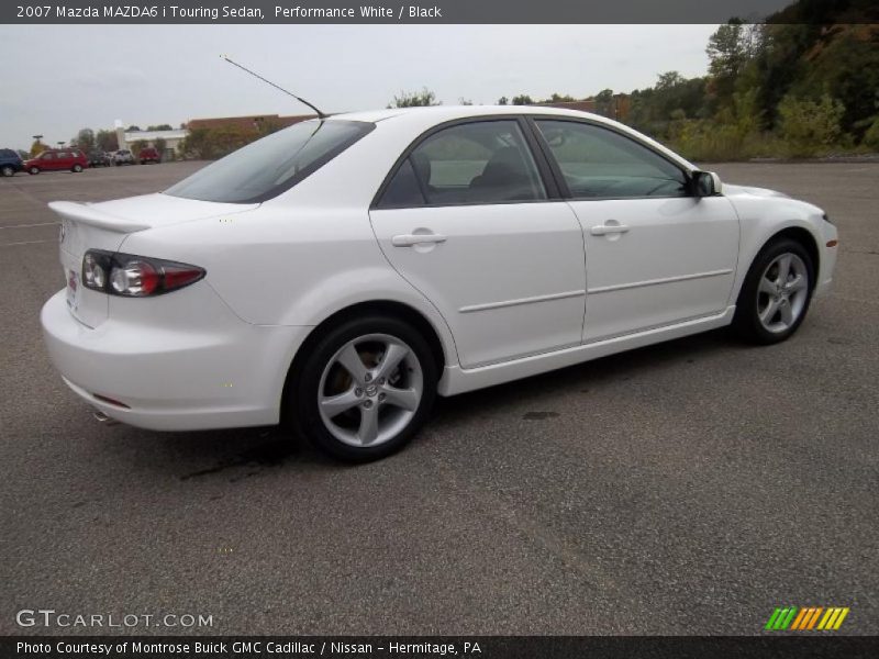 Performance White / Black 2007 Mazda MAZDA6 i Touring Sedan