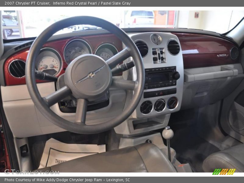 Inferno Red Crystal Pearl / Pastel Slate Gray 2007 Chrysler PT Cruiser