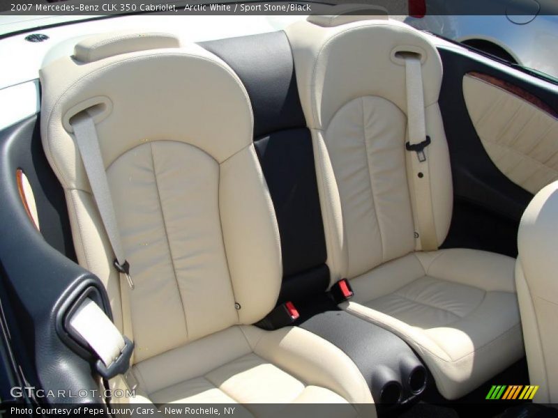 Arctic White / Sport Stone/Black 2007 Mercedes-Benz CLK 350 Cabriolet