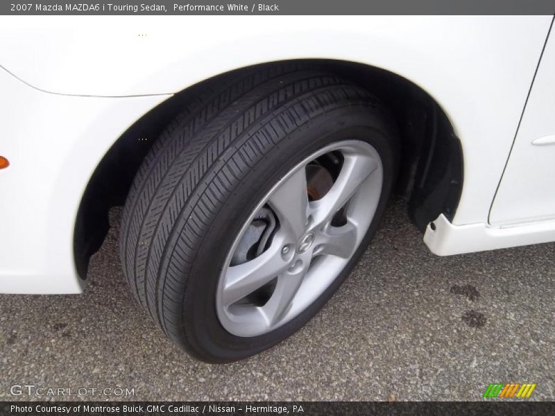 Performance White / Black 2007 Mazda MAZDA6 i Touring Sedan
