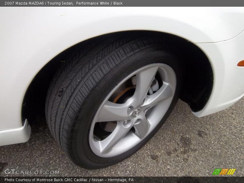 Performance White / Black 2007 Mazda MAZDA6 i Touring Sedan