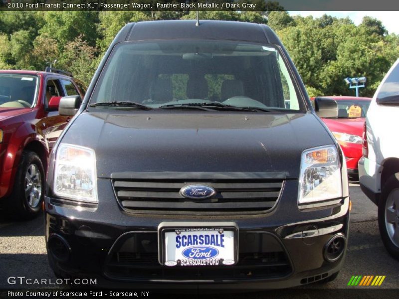 Panther Black Metallic / Dark Gray 2010 Ford Transit Connect XLT Passenger Wagon