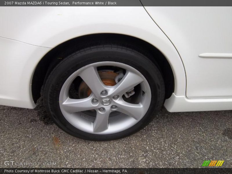 Performance White / Black 2007 Mazda MAZDA6 i Touring Sedan