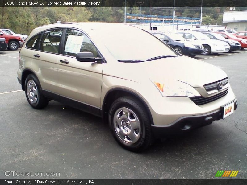 Borrego Beige Metallic / Ivory 2008 Honda CR-V LX