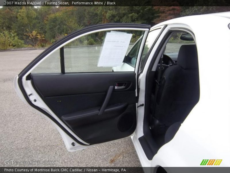 Performance White / Black 2007 Mazda MAZDA6 i Touring Sedan
