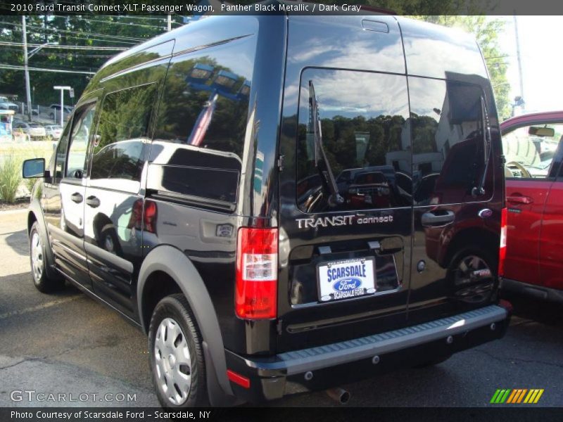 Panther Black Metallic / Dark Gray 2010 Ford Transit Connect XLT Passenger Wagon