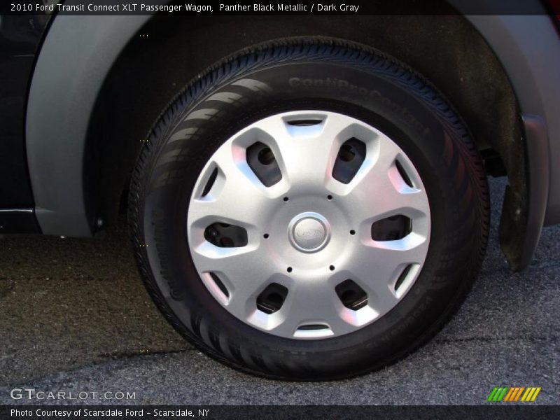 Panther Black Metallic / Dark Gray 2010 Ford Transit Connect XLT Passenger Wagon