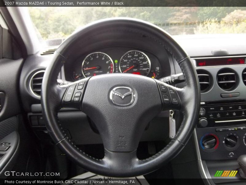 Performance White / Black 2007 Mazda MAZDA6 i Touring Sedan