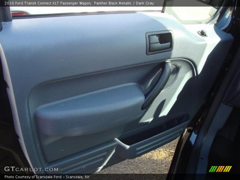 Panther Black Metallic / Dark Gray 2010 Ford Transit Connect XLT Passenger Wagon