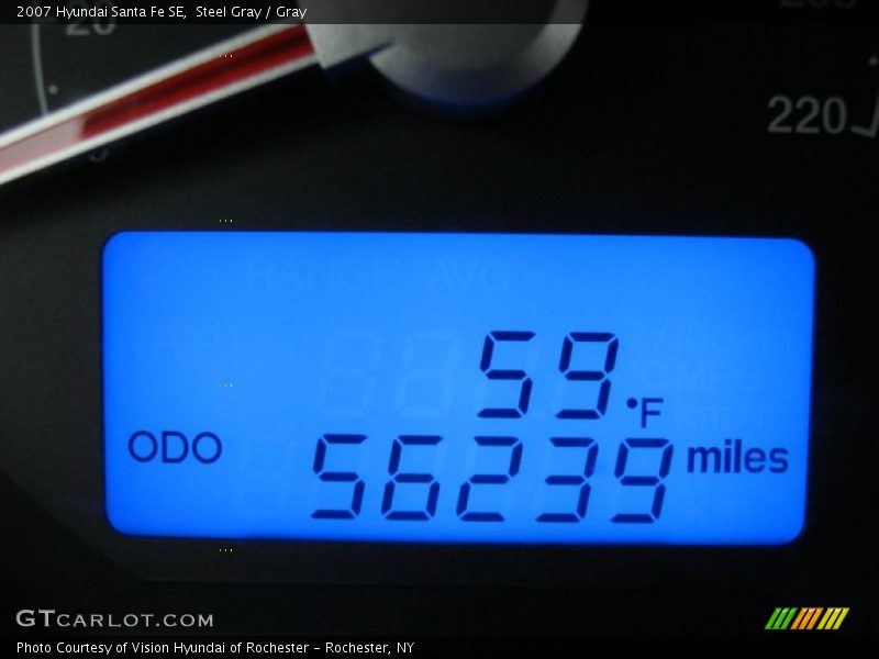Steel Gray / Gray 2007 Hyundai Santa Fe SE