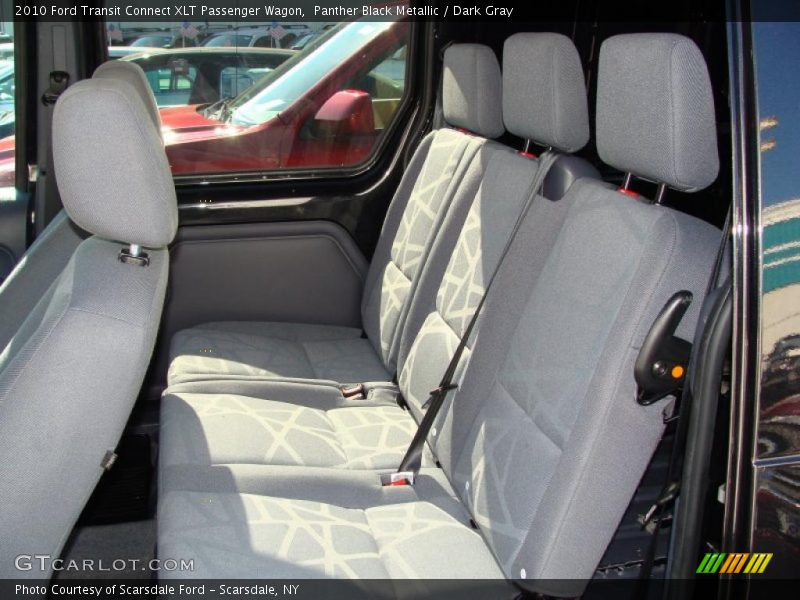 Panther Black Metallic / Dark Gray 2010 Ford Transit Connect XLT Passenger Wagon